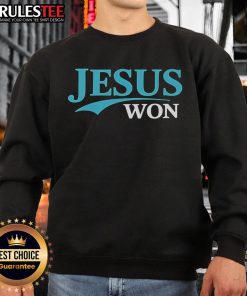Official Jesus Won Kyle Stowers Surreal Walk-Off Sweatshirt featuring unique design and vibrant colors for fans.