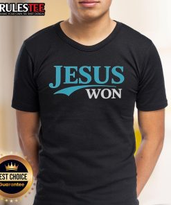 Official Jesus Won Kyle Stowers Surreal Walk-Off T-Shirt featuring unique design celebrating baseball victory.