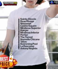 Alt Text: Official Jewel In The Crown Iconic Corners T-Shirt featuring a unique design and vibrant colors for stylish fans.
