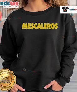 Alt Text: Official Joe Strummer Mescaleros sweatshirt featuring iconic design and vibrant colors, perfect for fans and collectors.
