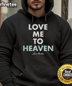 Official Jonas Brothers Love Me To Heaven Cloud Single Hoodie in stylish design, perfect for fans and music lovers.