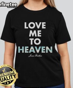 Official Jonas Brothers 'Love Me To Heaven' Cloud Single Ladies Tee featuring vibrant graphics and stylish design.