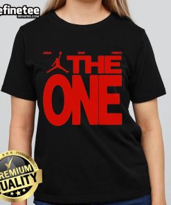 Official Jordan Brand tee for The One Tournament, showcasing the world's best one-on-one hoopers, perfect for basketball fans.