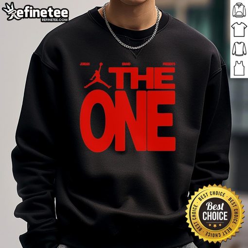Alt Text: Official Jordan Brand sweatshirt for The One Tournament, celebrating the world's best one-on-one hoopers.