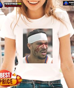 Official Josh Hart Took An Elbow To The Face Ladies Tee featuring a stylish graphic design for fans.