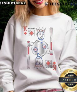 Official Justin Turner Kyle Tucker King Tuck sweatshirt featuring bold graphics and cozy design for fans.