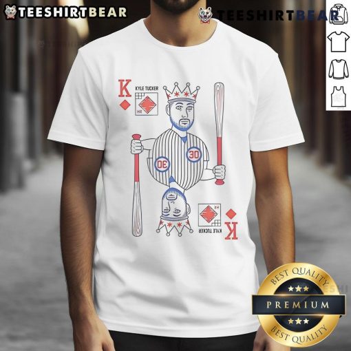 Alt Text: Official Justin Turner Kyle Tucker's King Tuck T-Shirt featuring bold graphics and vibrant colors for fans.