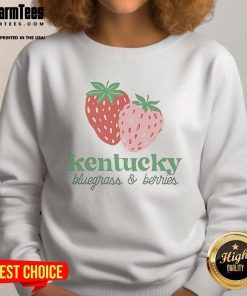 Official Kentucky The Berries and Bluegrass sweatshirt featuring vibrant colors and cozy design for fans.