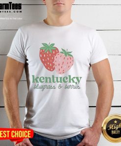 Official Kentucky The Berries And Bluegrass T-Shirt featuring vibrant graphics celebrating Kentucky's heritage.