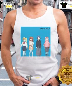 Alt Text: Official Kessoku Band Bocchi The Rock anime tank top featuring vibrant artwork and stylish design for fans.