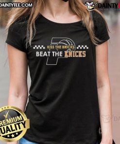 Official Kiss The Bricks Beat The Knicks vs Pacers NBA Eastern Conference 2025 Ladies Tee in vibrant colors.
