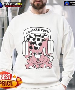 Official Knuckle Puck Bunny Music Sweatshirt featuring a stylish design, perfect for fans of the band and cozy wear.