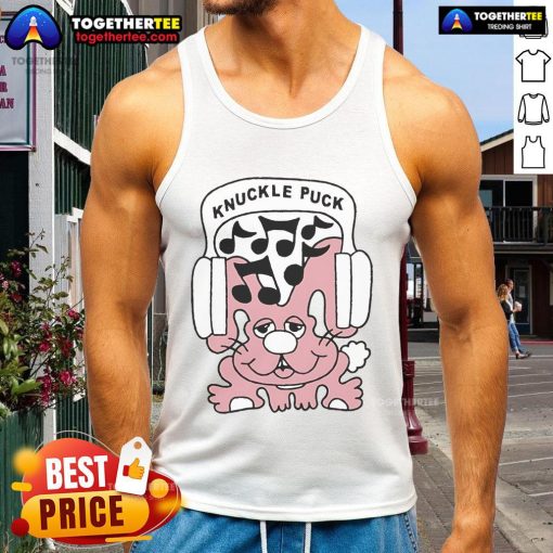 Official Knuckle Puck Bunny Music Tank Top featuring a stylish design perfect for music fans and casual wear.