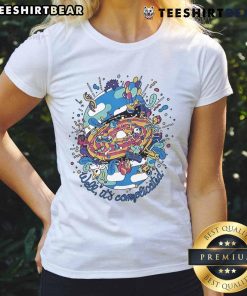 Official Kurzgesagt Well It's Complicated Ladies Tee featuring a colorful, stylish design for fans of science and art.