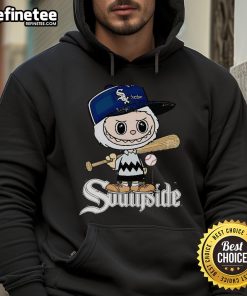 Official Labubu Charlie Brown Chicago White Sox hoodie featuring a playful design and team logo, perfect for fans.
