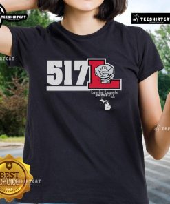 Official Lansing Lugnuts 517 Ladies Tee featuring team logo and stylish design for fans of all ages.