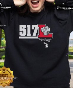 Official Lansing Lugnuts 517 Sweatshirt featuring team colors and logo, perfect for fans and game day wear.