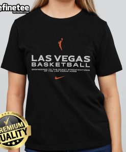 Official Las Vegas Basketball Ladies Tee designed for Aces fans, featuring team colors and logo in stylish fit.