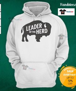Official Leader of the Herd Buffalo Hoodie in vibrant design, perfect for wildlife enthusiasts and cozy casual wear.