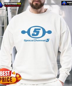 Alt Text: Official Limited Run Games Space Channel 5 Logo Sweatshirt featuring vibrant graphics and stylish design.