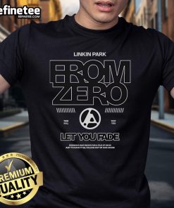 Official Linkin Park 'From Zero Time Will Test You Let You Fade' T-Shirt featuring iconic band logo and graphics.