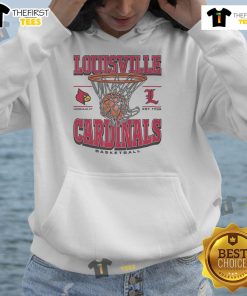 Alt Text: Official Louisville Cardinals Game Time Hoodie showcasing team colors and logo, perfect for game day attire.