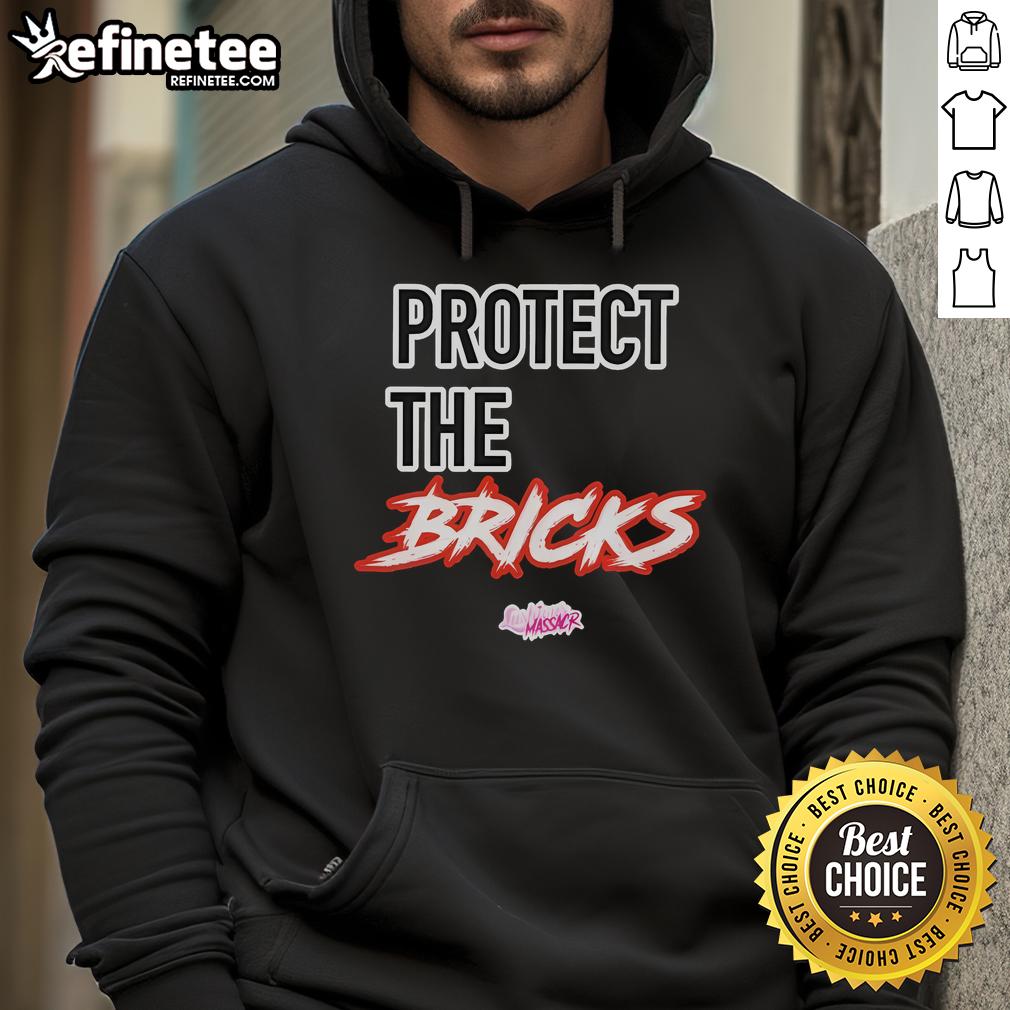 Official Lushious Massacr Protect The Bricks Hoodie Official Lushious Massacr Protect The Bricks Hoodie featuring vibrant graphic design and cozy fit for streetwear lovers.