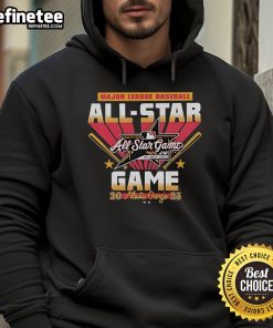 Official Major League Baseball All-Star Games Atlanta Georgia 2025 hoodie featuring vibrant team colors and logo design.
