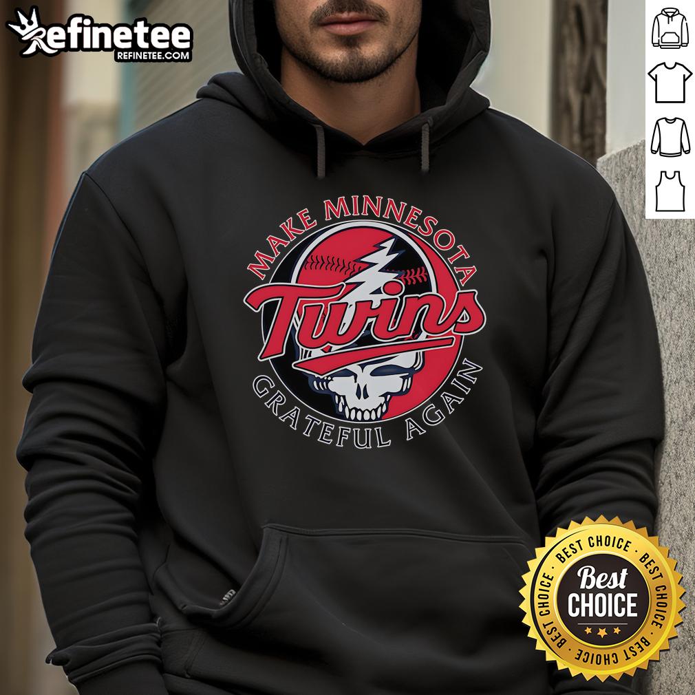 Official Make Minnesota Twins Grateful Again Hoodie Official Make Minnesota Twins Grateful Again Hoodie showcasing team spirit and stylish design for loyal fans.
