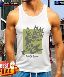 Official Malbon Golf Sportiva Tutto Va Benne Tank Top in stylish design, perfect for golf enthusiasts and casual wear.