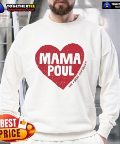 Official Mama Poul The Kreol Republic Sweatshirt in stylish design, perfect for casual wear and showcasing cultural pride.