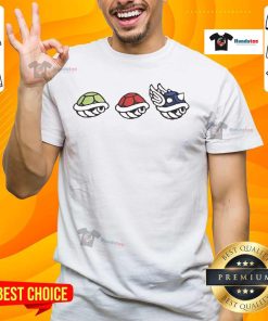 Official Mario Shell Character T-Shirt featuring vibrant graphics of Mario's iconic shell design on a stylish tee.