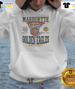 Official Marquette Golden Eagles Game Time Hoodie featuring team colors and logo, perfect for fans on game day.