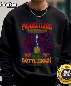 Alt Text: Official May 25, 2025 Live Moonalice Napa CA Sweatshirt featuring vibrant design and concert details.