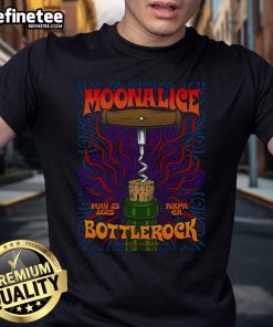 Alt Text: Official May 25 2025 Live Moonalice Napa CA T-Shirt featuring vibrant design and event details for concert fans.