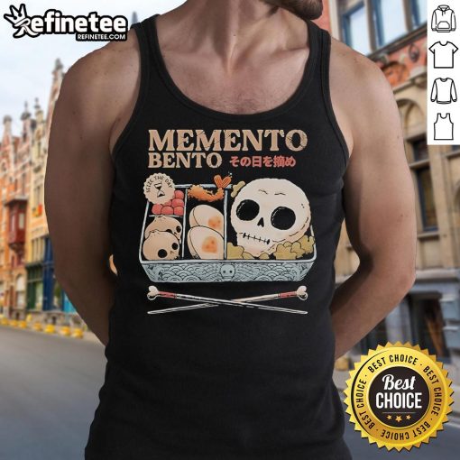 Official Memento Bento Seize The Day Tank Top for women, featuring a stylish design perfect for casual wear.