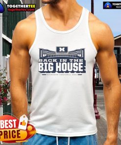 Official Michigan 2021 Throwback Season Winning Streak Tank Top showcasing team pride and vintage sports style.