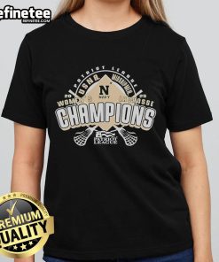 Official Midshipmen 2025 Patriot League Women's Lacrosse Tournament Champions Ladies Tee showcasing team pride.