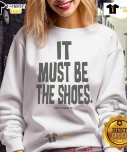 Official Mike Spike 'It Must Be The Shoes' Just Kickin' It Sweatshirt in stylish design and vibrant colors.