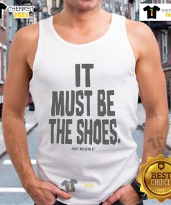 Official Mike Spike It Must Be The Shoes Just Kickin' It Tank Top in vibrant colors, perfect for casual summer wear.