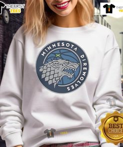 Official Minnesota Direwolves sweatshirt featuring team logo and stylish design, perfect for fans and casual wear.