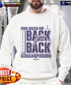 Official Minnesota Frost Walter Cup Back-to-Back Champions 2025 sweatshirt showcasing team pride and championship spirit.