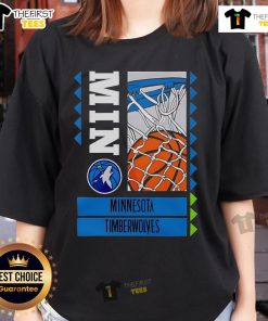 Official Minnesota Timberwolves Basketball Ballin 2025 ladies tee, featuring team logo and stylish design for fans.