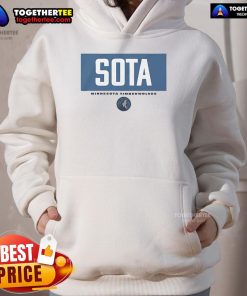 Official Minnesota Timberwolves Crossbar Hoodie featuring team logo and stylish design for fans and athletes alike.