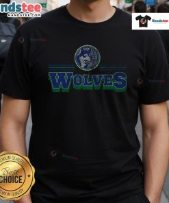 Official Minnesota Timberwolves Fan Banner T-Shirt featuring team logo and vibrant colors, perfect for game day.