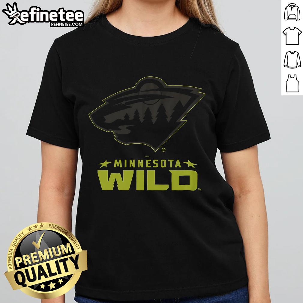 Official Minnesota Wild Highlight Reel Ladies Tee Official Minnesota Wild Highlight Reel Ladies Tee featuring team logo and vibrant design for passionate fans.