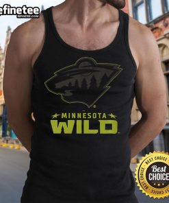 Official Minnesota Wild highlight reel tank top featuring vibrant team graphics and a comfortable fit for fans.