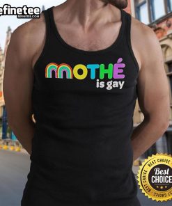 Official Mother Is Gay Rainbow Tank Top featuring vibrant colors and a bold design celebrating LGBTQ+ pride.