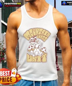 Official Mountain Grass Unit Smokin Frog Tank Top featuring vibrant design and comfortable fit for outdoor enthusiasts.