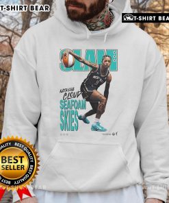 Official Natasha Cloud Slam Seafoam Skies Hoodie featuring a vibrant design perfect for fans and athletes.